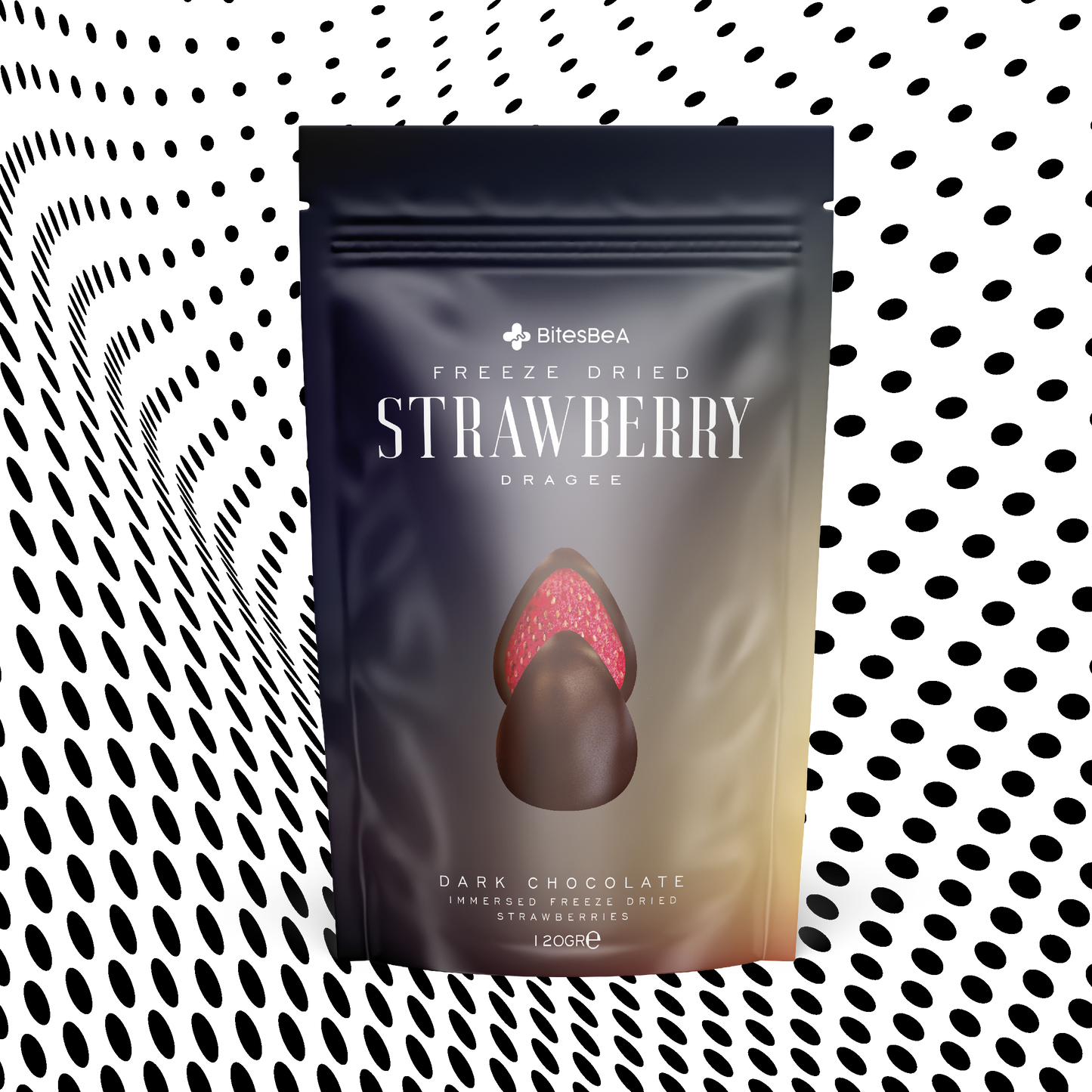 Strawberry Dark Chocolate Dragee