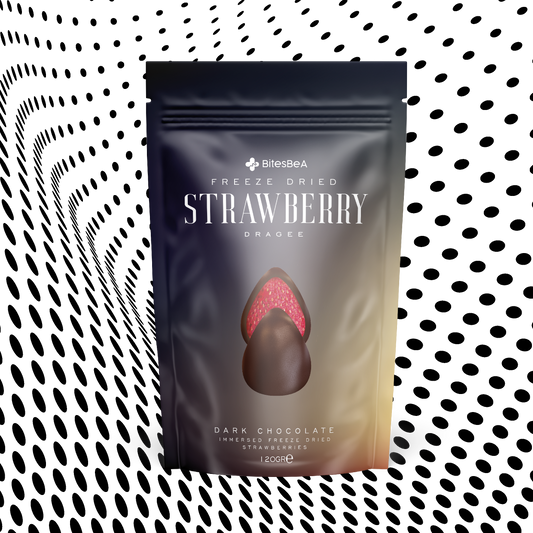 Strawberry Dark Chocolate Dragee